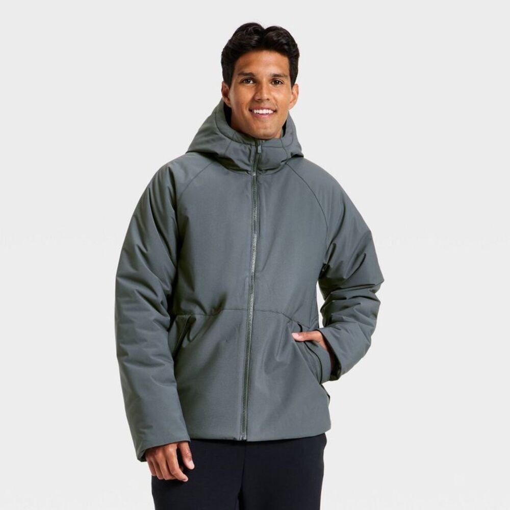 Men's Winter Jacket - All In Motion Gray M
